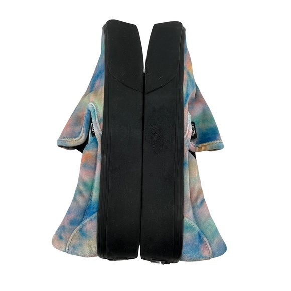 Vans Velvet Tie-Dye Classic Slip On Platform Shoe Women Size 6 - Picture 5 of 7